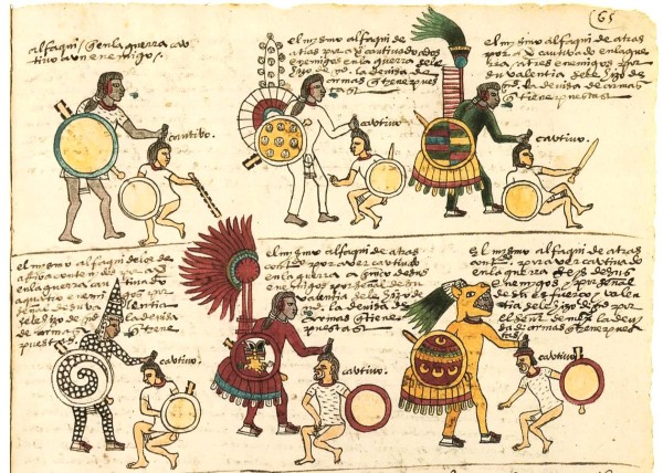 Lufta, si ritual sakrifice… Aztec4figure081